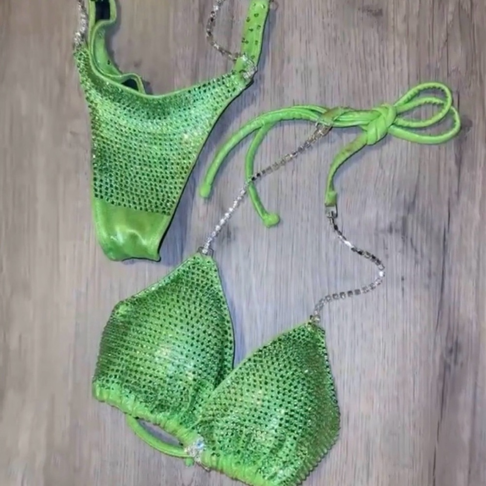 Fitness Competition Bikini Green